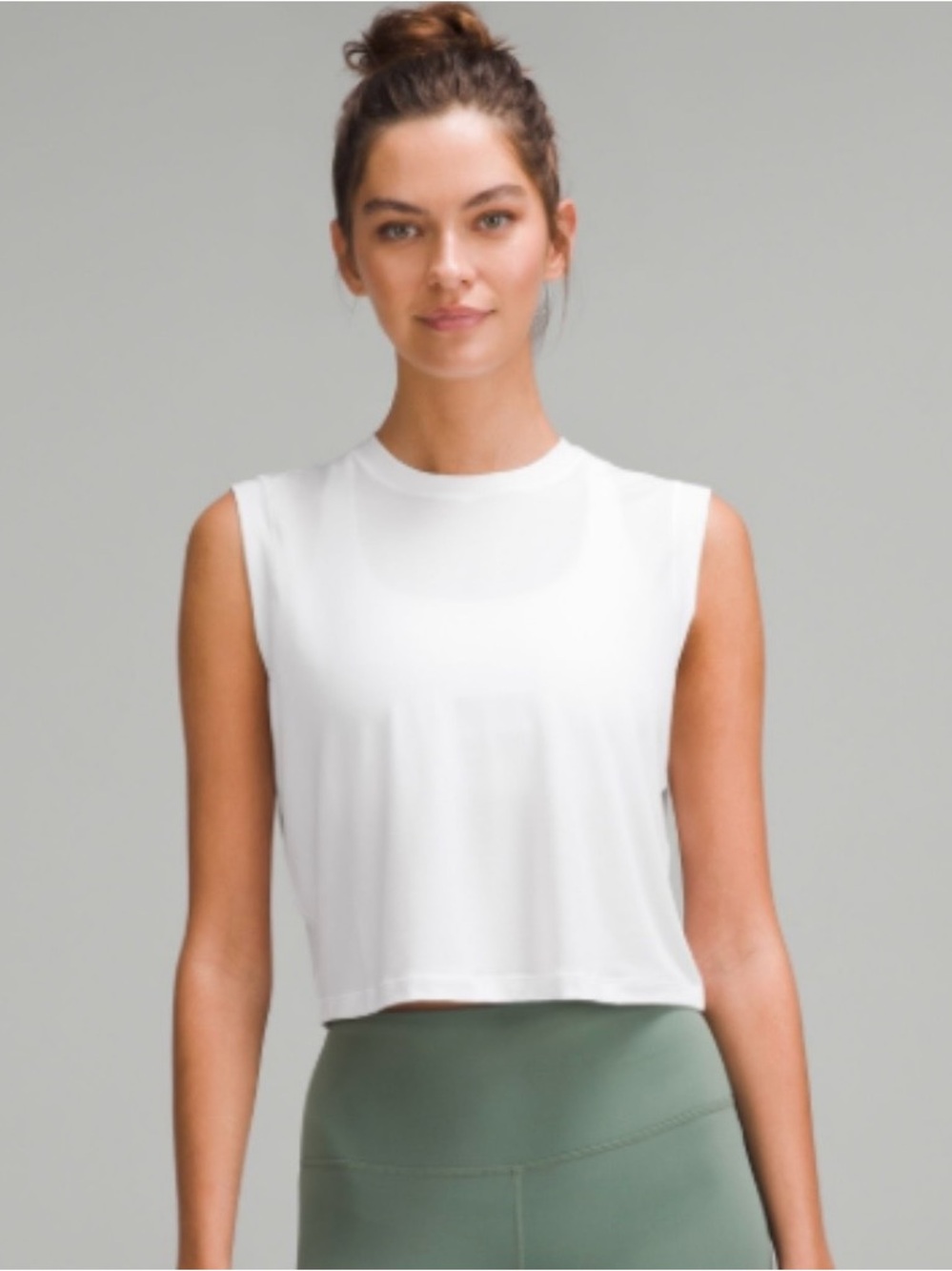 Lululemon White Tank Top